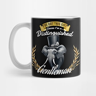 The Distinguished Elephant Gentleman Mug